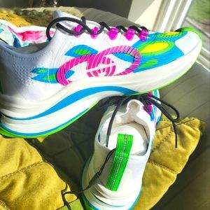 SOLD!!AUTHENTIC GUCCI Run Sneakers Women Size 9.5..